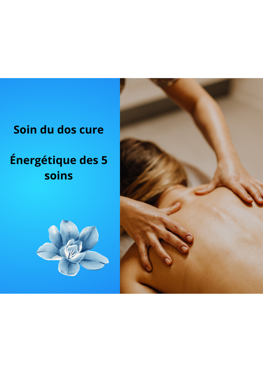 Soin du dos : cure énergétique de 5 soins