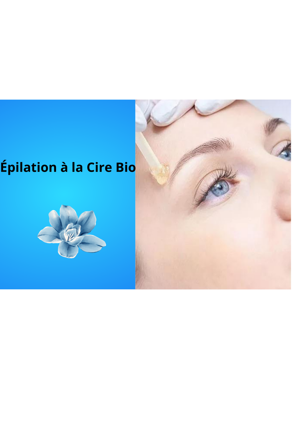 Épilation à la cire bio : Sourcils