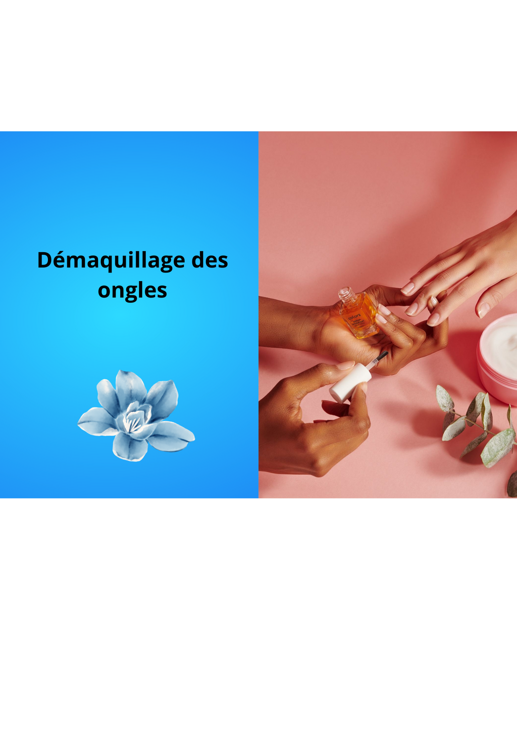 Démaquillage des ongles